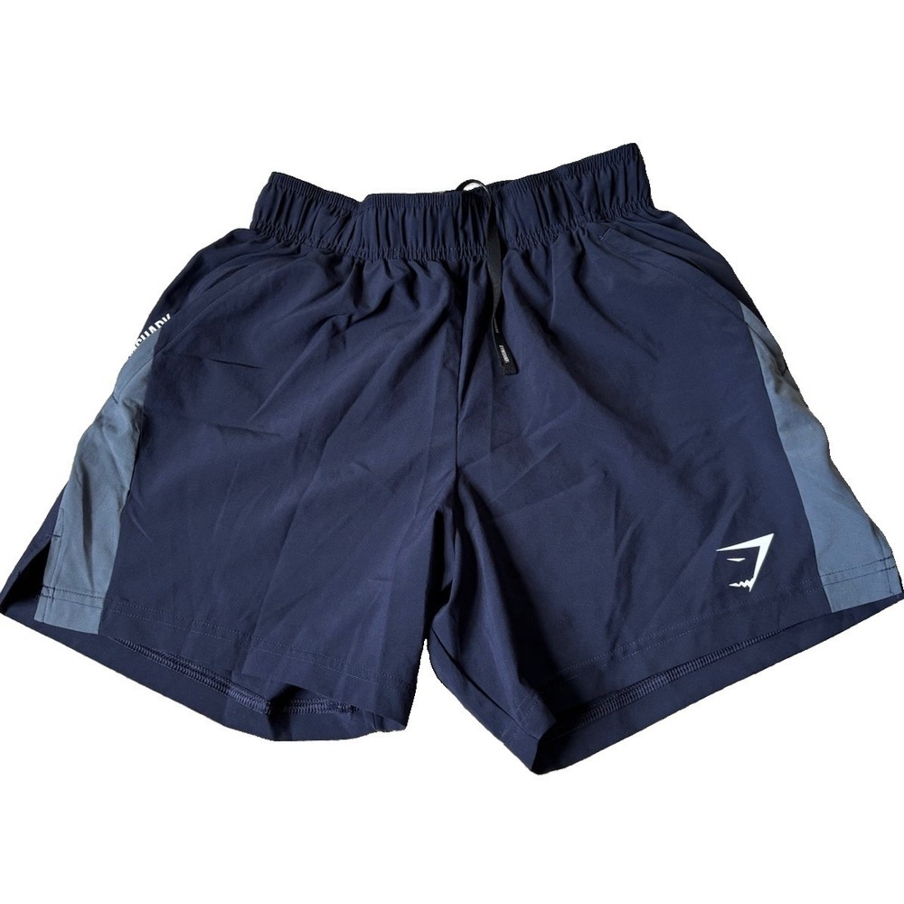 Gymshark Men's Navy Athletic Shorts Size XS Drawstring Elastic Waist